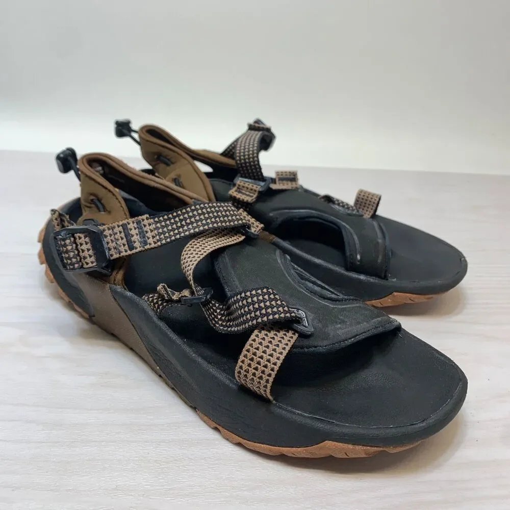 Nike‎ Oneonta Strap Sandals Black Brown DJ6604-002 Men Size 7